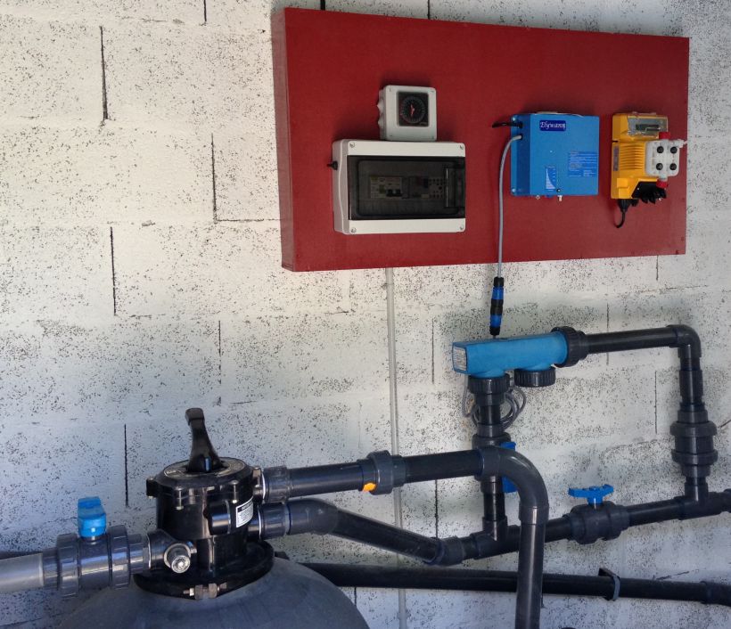 électrolyseur et régulateur pH
